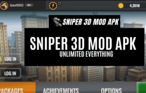 Sniper 3d MOD Menu APK v3.52.4 Dinheiro infinito Grátis Download PT-BR